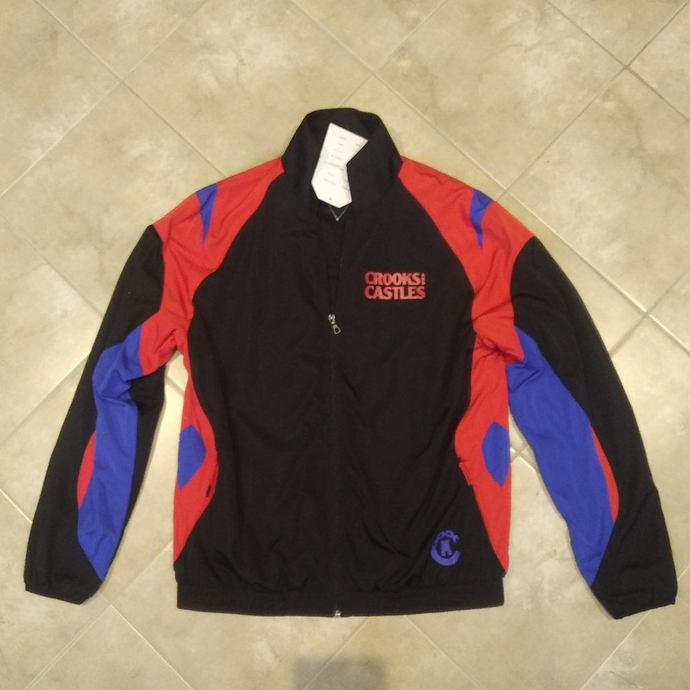 Crooks & Castles nylon jacket - brand new - large